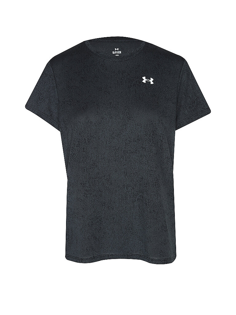 UNDER ARMOUR Damen Fitnessshirt UA Tech Pixelate schwarz | XS